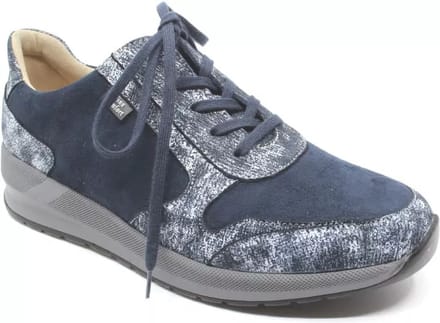 Finn C. Mori stretch veterschoen (Maat - 5,5, Kleur - Blauw)