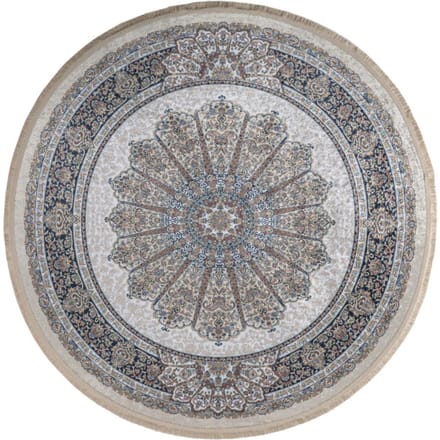 Muratap Star rond klassiek oosters vloerkleed wasbaar 200 cm rond