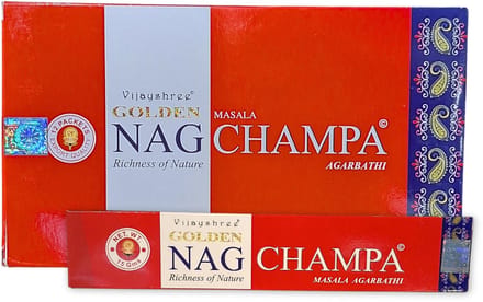 Golden Nag Champa Incense 12 doosjes van 15gr