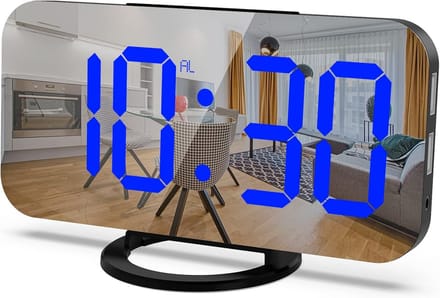 Digitale Wekker met Groot LED Display en Dubbele USB Oplader