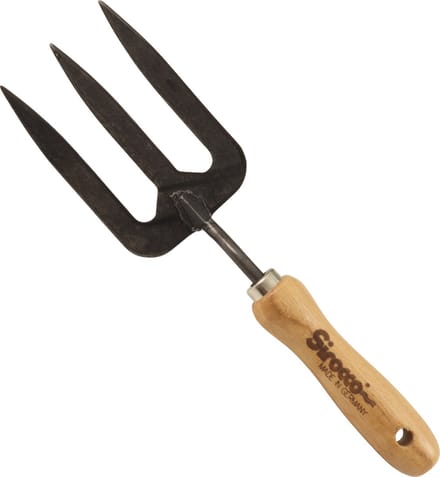 Sirocco - Handvork - Handgesmede - Beukenhout (14 cm) - Tuingereedschap - Vork - tuinvork
