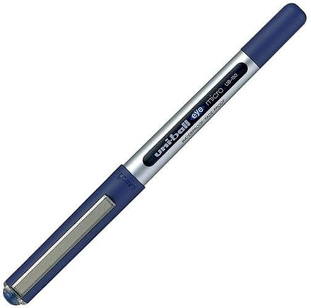 Liquid ink ballpoint pen Uni-Ball Eye Micro UB-150 Blauw 12 Stuks