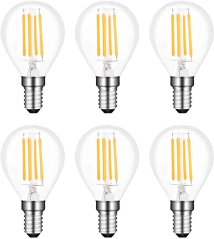 G43 E14 4W Koel Wit LED Gloeilampen - 400 Lumen - Ideaal voor Kroonluchters - 6 Stuks