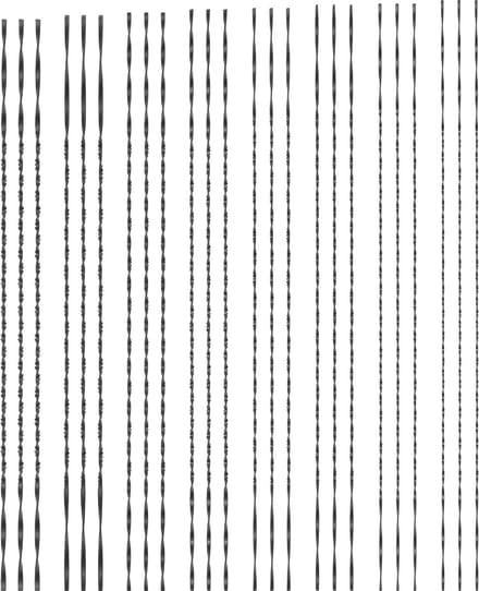 Dailygoods- Scrollzaagbladen Set 24 Stuks - 130 mm - Spiraalvormige