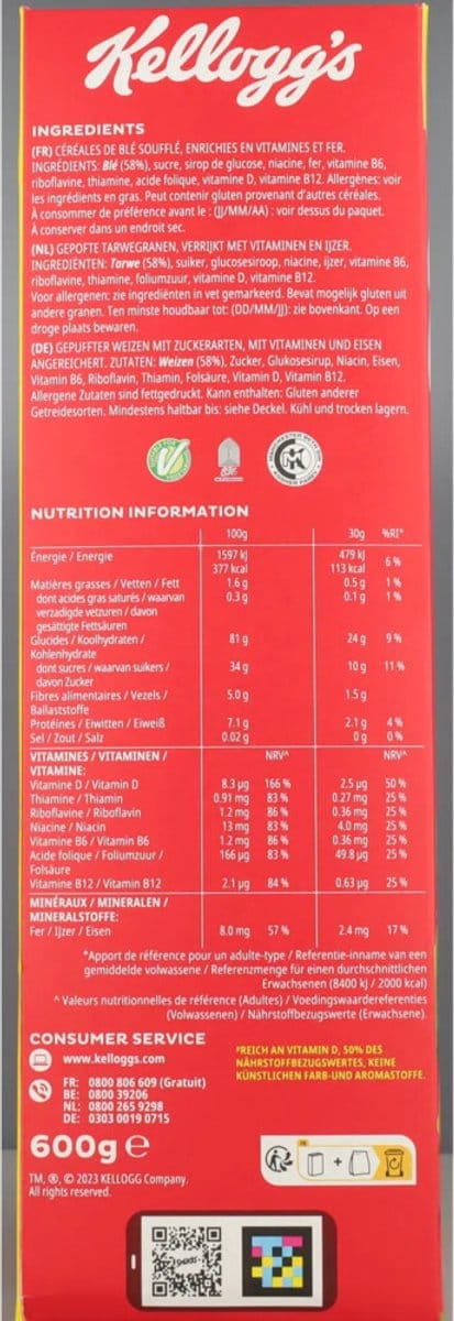 Kellogg's Smacks Ontbijtgranen - 2 x 600 gr -Voordeelverpakking