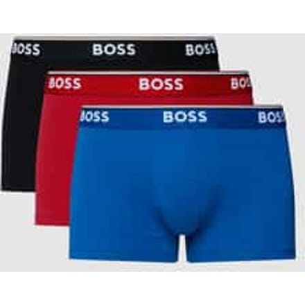 Boxershort met elastische band met logo in een set van 3 stuks