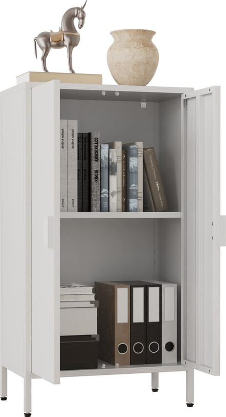 Houten ladekast dressoir highboard dressoirkast draaideuren Flokas M