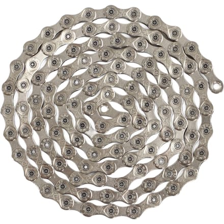 Fietsketting RVS 9s Snelheidsvariabele Ketting met Scharnierende Gesp voor Bergweg gray
