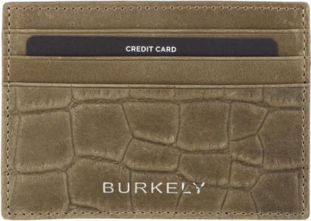 BURKELY CROCO CAIA DAMES CC HOLDER - GROEN