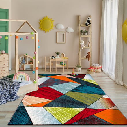 Flycarpets Laagpolig Modern Vloerkleed Smarela - Multi