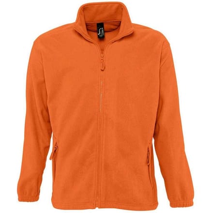 SOLS Volwassen uniseks fleecejack North (Oranje)