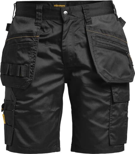 Jobman Practical 2722 Korte Werkbroek Holsterpockets - Mannen - Zwart - 62