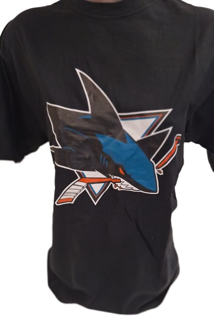 SAN JOSE SHARKS- T-SHIRT-BLACK-M