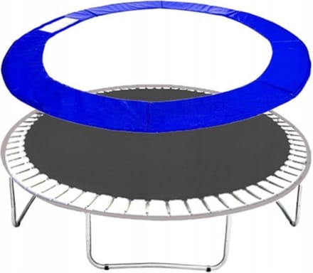 Springos Trampoline Beschermrand | 426-430 cm | Blauw
