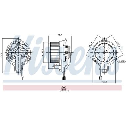 Interieurblazer NISSENS 87648