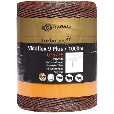 Gallagher Vidoflex 9 TurboLine Plus Terra (1000m) - Voor maximale stroomgeleiding