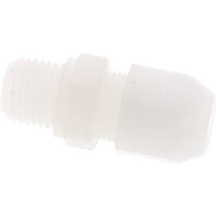 6x8mm & G1/4'' PVDF rechte slangkoppeling met buitendraad 10bar/145psi