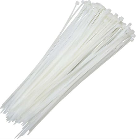 Scoby - Tiewraps - Bevestigen - Klussen - 100 Stuks - 200mm - Wit - Universal Tie Wraps