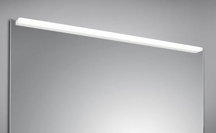 Moderne LED Wandlamp 120 cm IP44 - Badkamer en Spiegelverlichting Chroom
