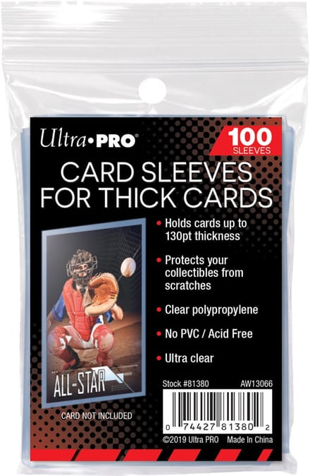 Ultra Pro - 100 Standaard Formaat Dik Kaarthoesjes Pack (100 x 152 mm)