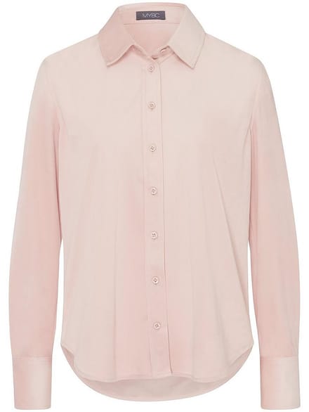 Corduroy-blouse lange mou­wen Van MYBC roze