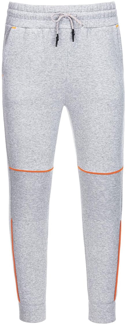 OMBRE Broek - Katoen - Gemeleerd - Broek Grijs Gemêleerd XXL