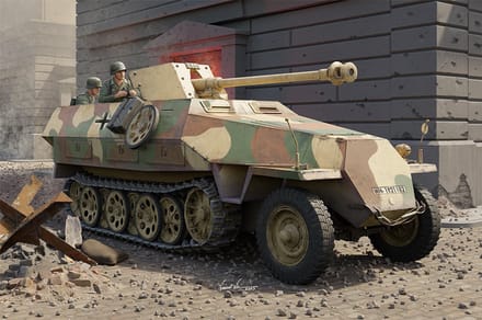 Trumpeter Modelbouwpakket Militaire voertuigen - 00943 Sd.Kfz 251/22 Ausf. D - German Halftrack Plastic - 1:16 - Modelbouw