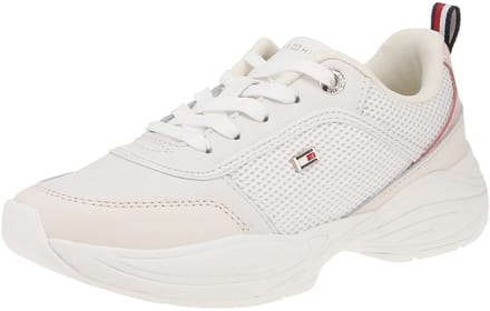 Tommy Hilfiger FW0FW07818 Chunky Runner - Damesschoenen Sneaker - 0LA-Ecru-Pink