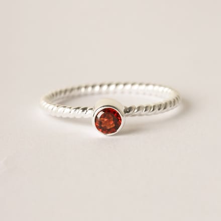 diluna.nl - Ring Granaat - 925 sterling zilveren edelsteen sieraden