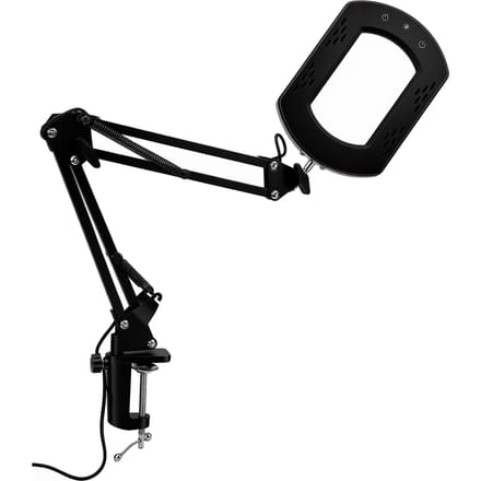 15X Vergrootglas met Licht 5 Kleurtemperaturen 360 Graden Draaibare Arm USB-Powered Verlicht Vergrootglas om te Lezen