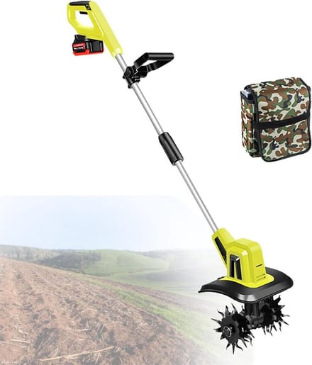 Elektrische Tuinfrees - Accu Grondfrees - Bodem Bewerken - Draadloos Gemak - 25 Cm Werkbreedte - Niet Gespecificeerd