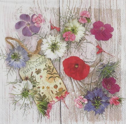 Lunch Servetten Summer Flowers - Ambiente - 33x33 cm