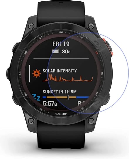 Strap-it Screen protector glas - beschermend glasplaatje geschikt voor Garmin Fenix 7 / Fenix 7 Solar