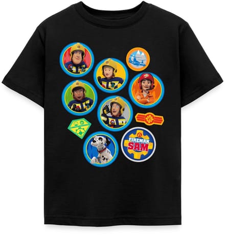 Brandweerman Sam™ Brandweer Team Embleem Ontwerp T-Shirt Kinderen