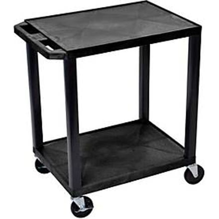 SECO SEWT33-B Kunststofwagen Afleider Polyethyleen Laadvermogen (max.): 150 kg Zwart