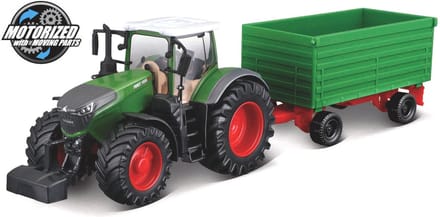 Bburago Fendt 1050 - Modelauto - Schaal 10 CM - Groen/Rood