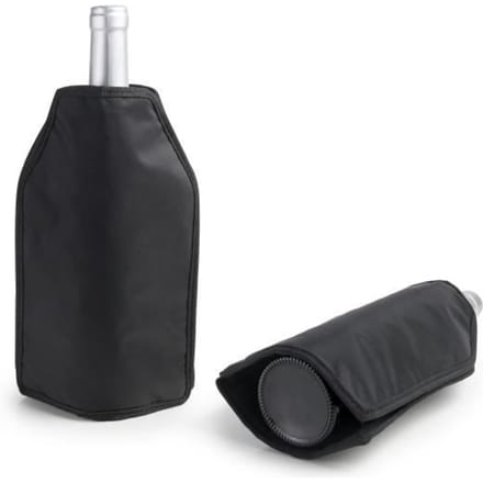 Flessenkoeler - IBILI - 786050 - Zwart - 15.5 cm - Hoogte 23 cm zwart