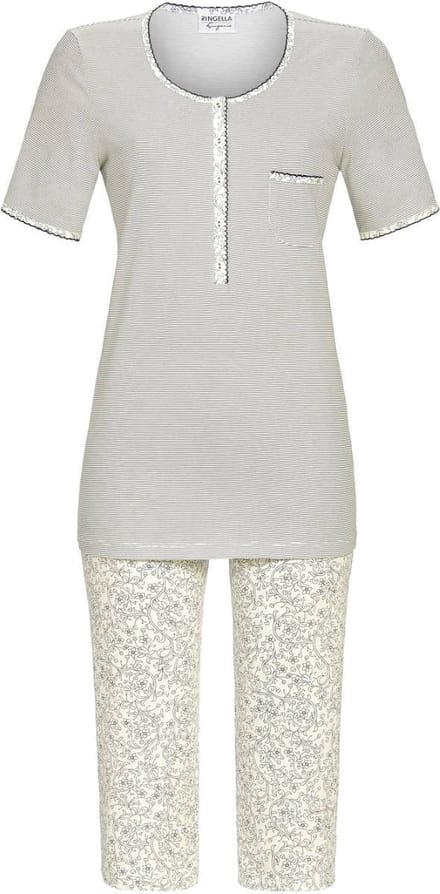 Ringella – Blue Stripe – Pyjama – 4261208 – Night Blue - 48