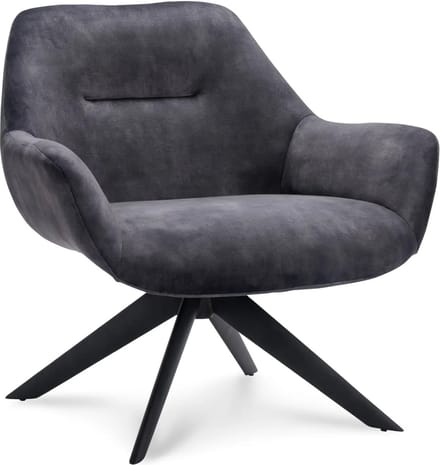 Decomeubel - Fauteuil Vegas kleur - Antraciet