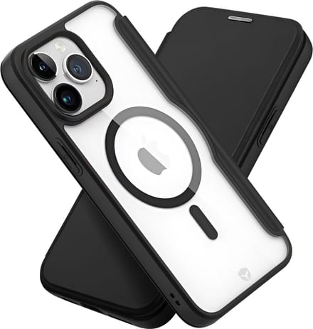 Bigben Connected Force Case - Telefoonhoesje geschikt voor iPhone 15 Pro Max - Zwart