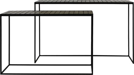 Light & Living Manjuto Sidetable - Licht Bruin - S/2 122x27x80cm