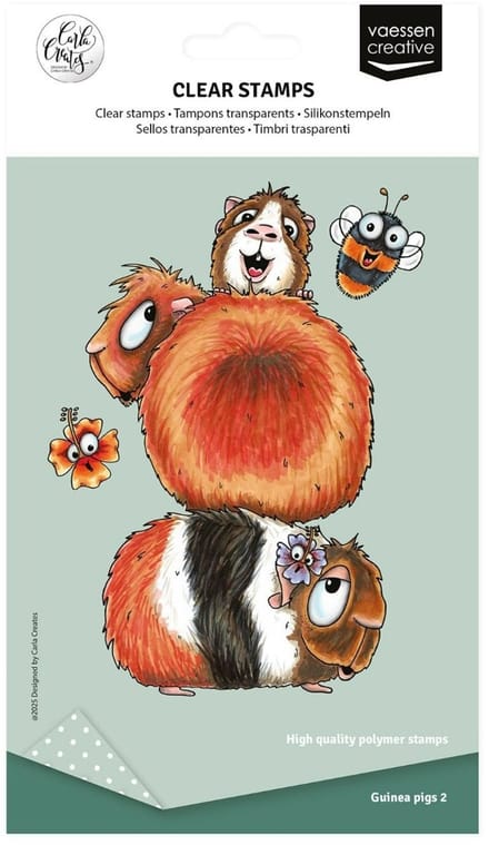 Clearstamps Guinea pigs 2 - Carla Creates