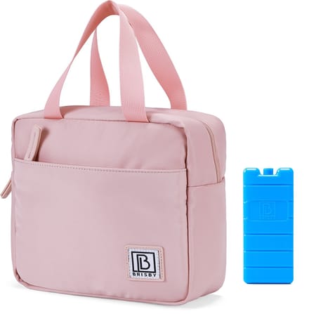 Brisby 4 Laags Geïsoleerde Koeltas - Lunchtas - Kolftas 4 liter - Smooth Pink