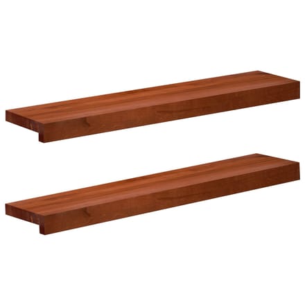 vidaXL - Raamprofielen - 2 - st - Bruin - 80 - x - 20 - x - 2 - cm - Massief - beukenhout