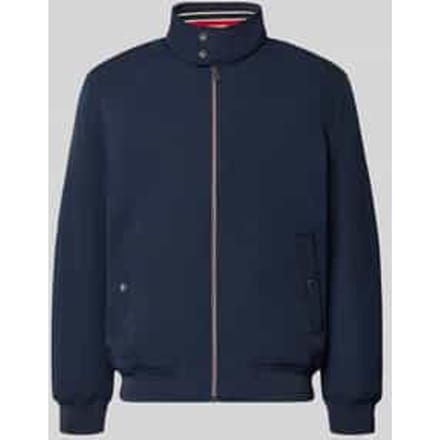 regular fit jas met opstaande kraag