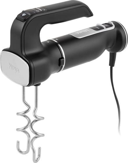 Ninja 3-in-1 Multifunctionele Mixer Set - Staafmixer - Handmixer - Hakmolen - 850 Watt - 700 ml - RVS - CI100EU