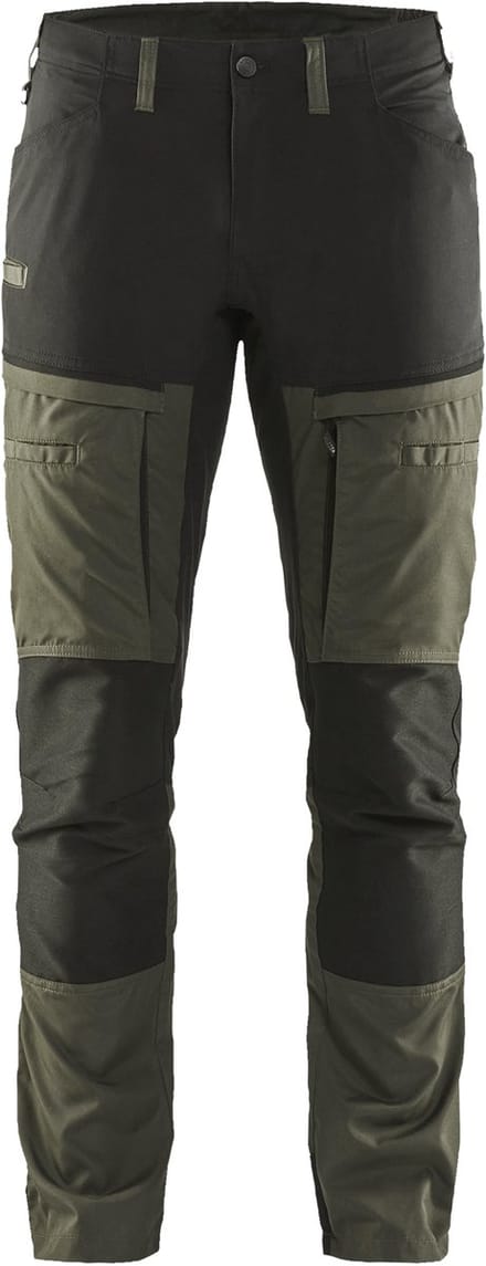 Blaklader Service werkbroek met stretch 1456-1845 - Groen/Zwart - D84