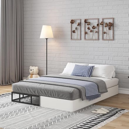 Boxspring Onderstel - Matrasdrager - Stevig Slapen - Geluiddempend Ontwerp - 17 cm Hoog - Zwart