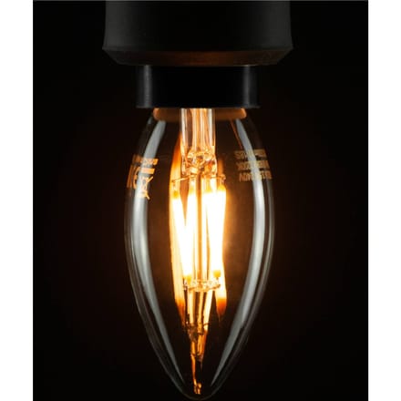 SEGULA LED kaarslamp E14 3W 2.200K filament helder