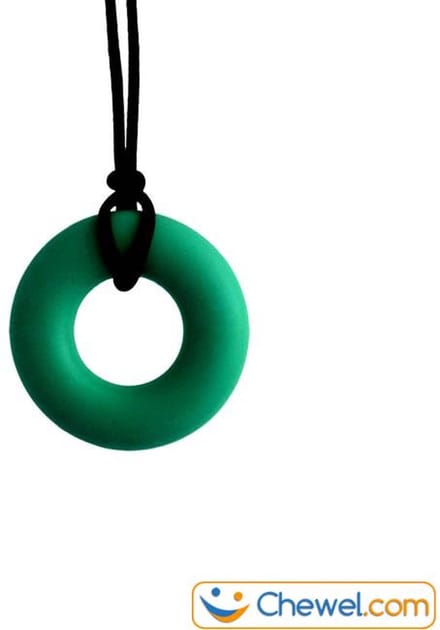 Bijtketting Basic Ring | Subtiel | Donkergroen | Chewel ®